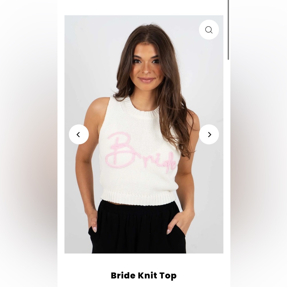Bride Knit Tank